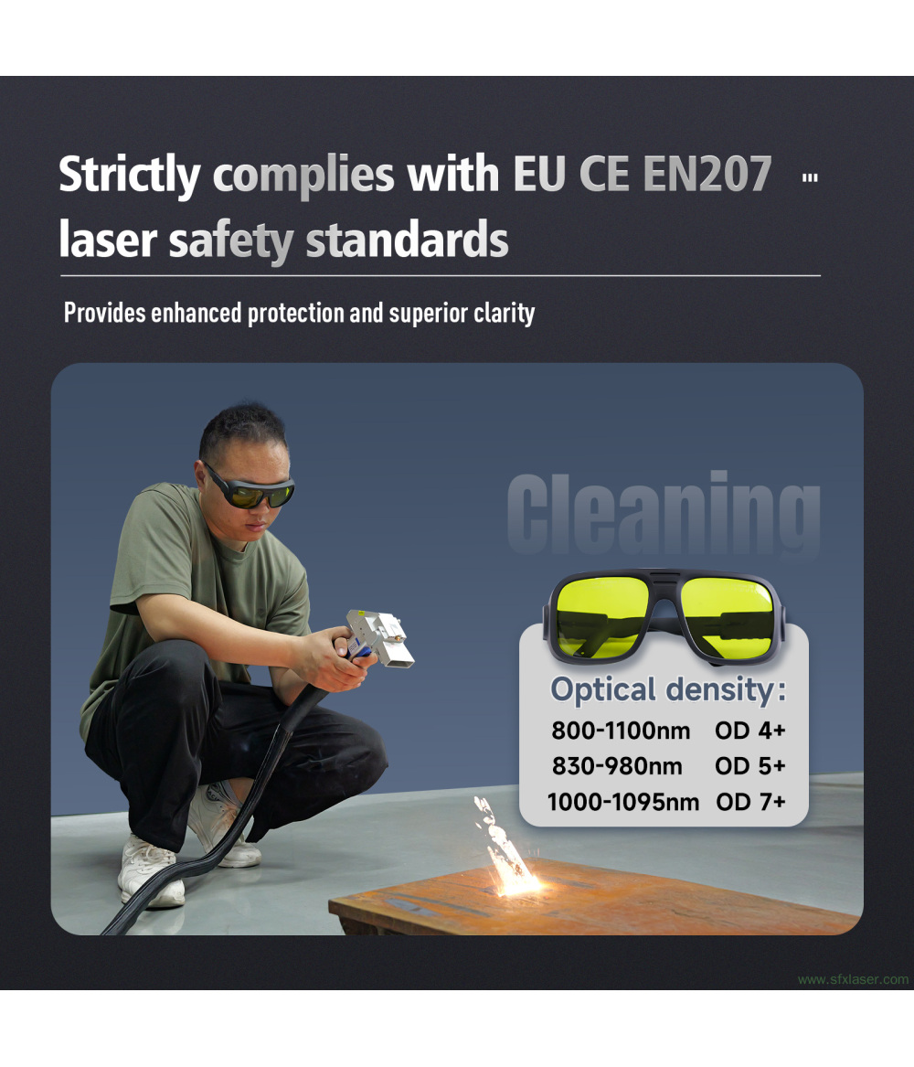 SFX Laser Safety Glasses for Laser Welding Cleaning and Marking SFX Laser Safety Glasses for Laser Welding Cleaning and Marking